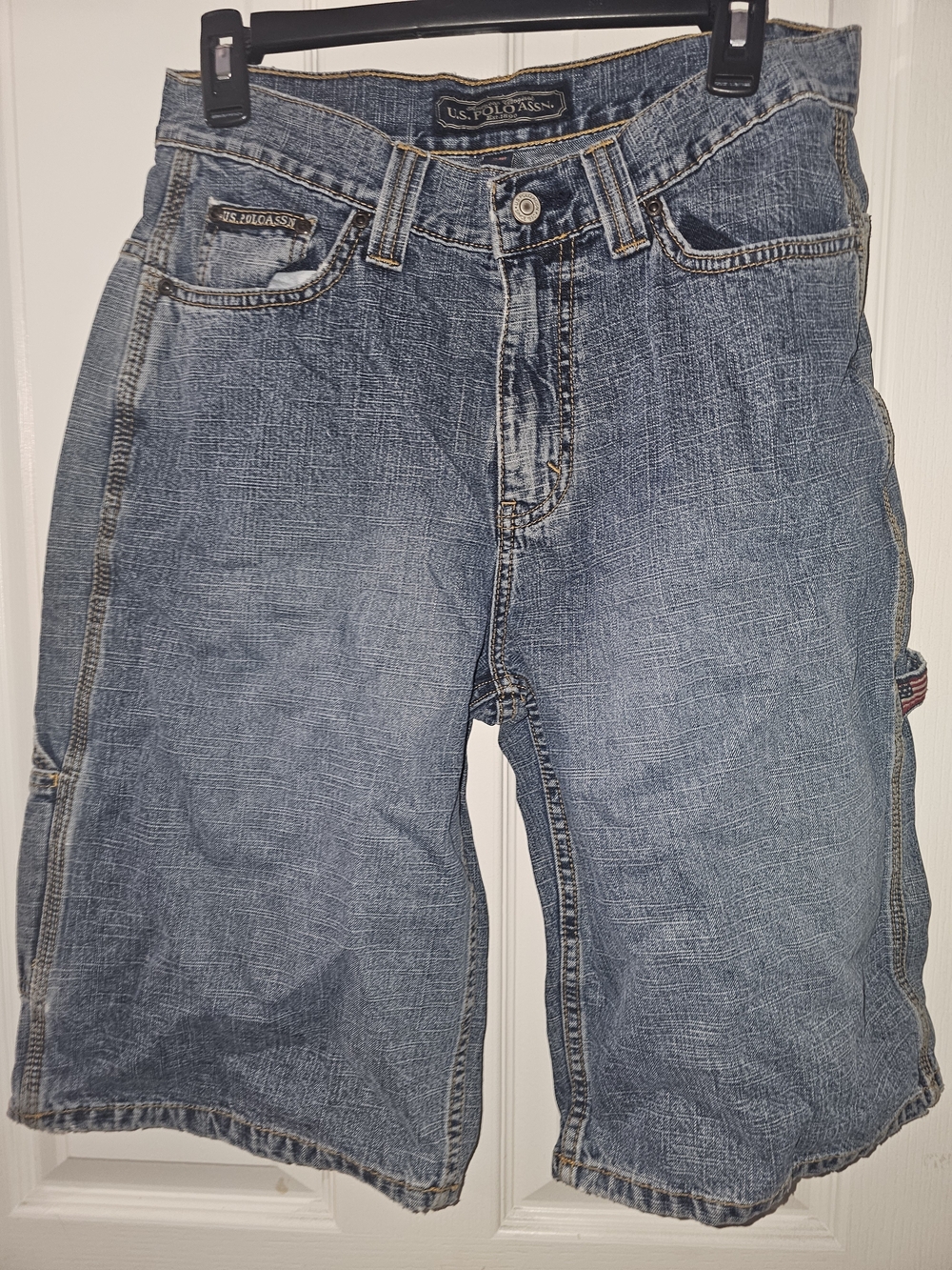 U.S. Polo Assn. Light Blue Washed Denim Jean Shorts
